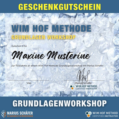 Gutschein „Wim Hof Workshop mit Marius Schäfer“